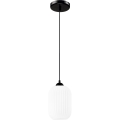 Подвесная люстра HARMA 1xE27/15W/230V диаметр 14 см белый/черный