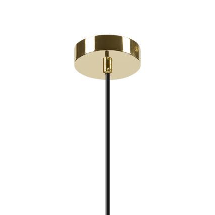 Подвесная люстра HARMA 1xE27/15W/230V диаметр 14 см белый/золотистый