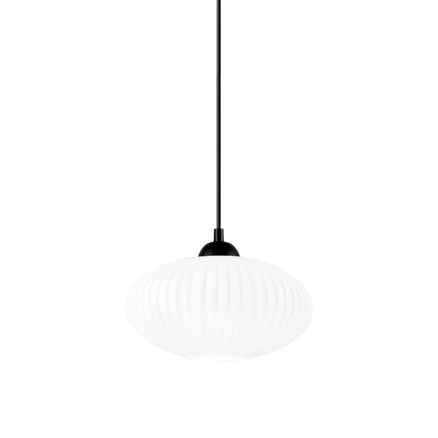 Подвесная люстра HARMA 1xE27/15W/230V диаметр 25 см белый/черный
