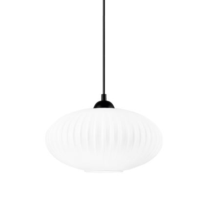 Подвесная люстра HARMA 1xE27/15W/230V диаметр 30 см белый/черный