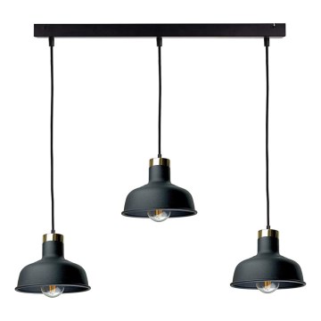Подвесная люстра HEBE 3xE27/60W/230V черный