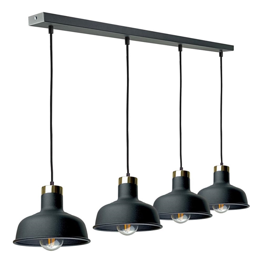 Подвесная люстра HEBE 4xE27/60W/230V черный