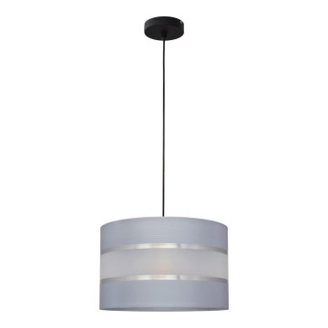 Подвесная люстра HELEN 1xE27/15W/230V серая/черная