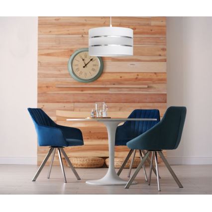 Подвесная люстра HELEN 1xE27/15W/230V ⌀ 35 cm белая