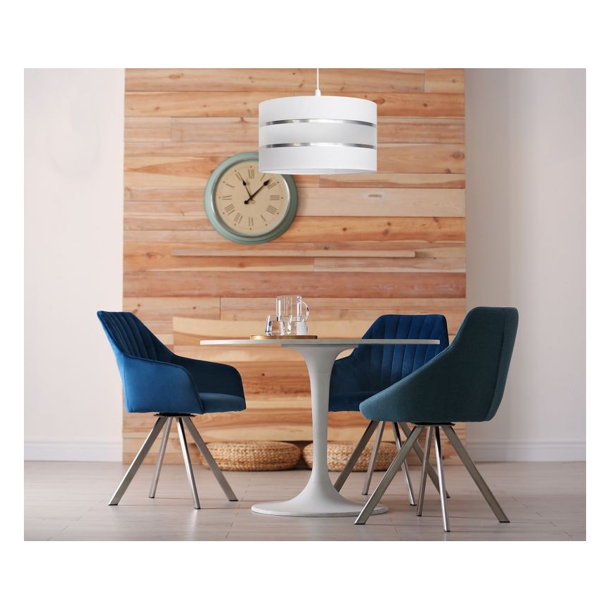 Подвесная люстра HELEN 1xE27/15W/230V ⌀ 35 cm белая
