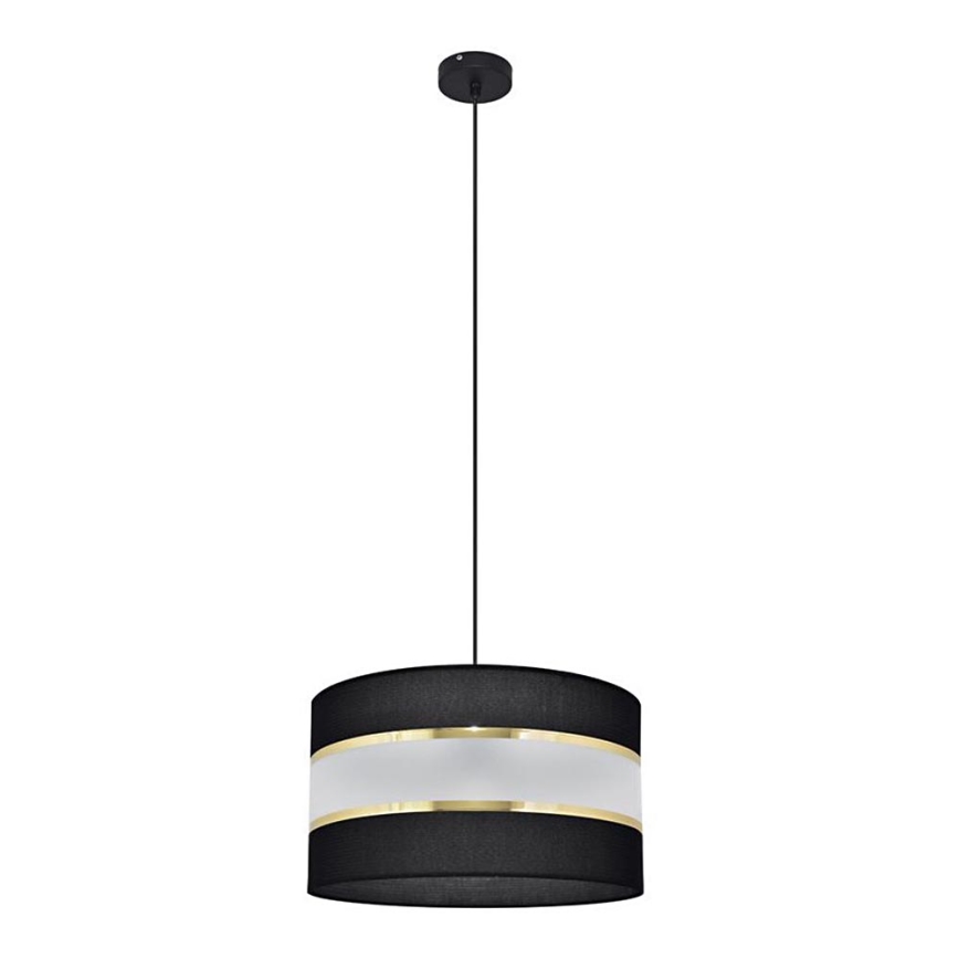 Подвесная люстра HELEN 1xE27/15W/230V ⌀ 35 cm черная/золотая