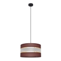 Подвесная люстра HELEN 1xE27/15W/230V ⌀ 35 cm коричневая/черная/золотая