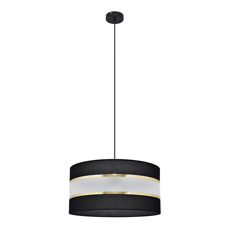 Подвесная люстра HELEN 1xE27/15W/230V ⌀ 40 cm черная/золотая