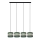 Подвесная люстра HELEN 4xE27/15W/230V зеленый/золотистый