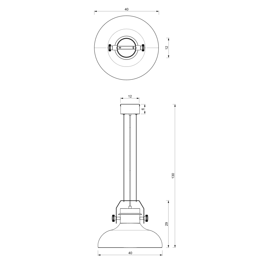 Подвесная люстра HELSING 1xE27/60W/230V золотая