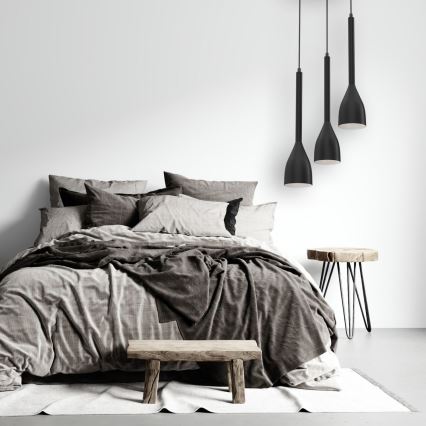 Подвесная люстра ISTAPPAR 3xE27/60W/230V черная