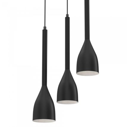 Подвесная люстра ISTAPPAR 3xE27/60W/230V черная