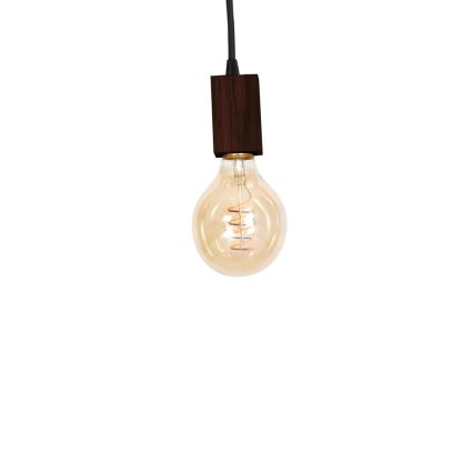 Подвесная люстра JACK 3xE27/40W/230V коричневый/дерево