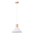 Подвесная люстра JAGA 1xE27/15W/230V диаметр 30 см белый