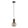 Подвесная люстра JANTAR BLACK 1xE27/60W/230V