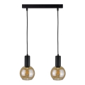 Подвесная люстра JANTAR BLACK 2xE27/60W/230V