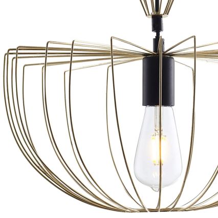 Подвесная люстра JASMINA 1xE27/20W/230V диаметр 40 см золотистый