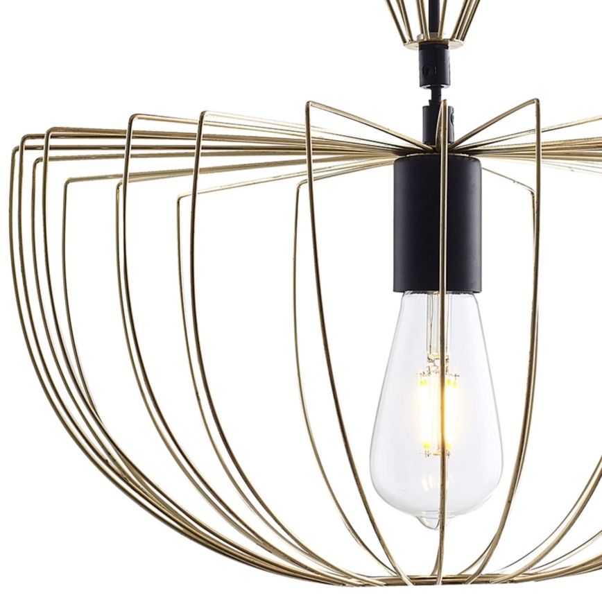 Подвесная люстра JASMINA 1xE27/20W/230V диаметр 40 см золотистый