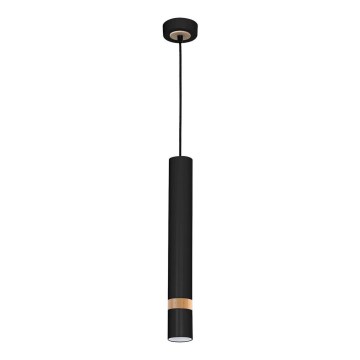 Подвесная люстра JOKER BLACK WOOD 1xGU10/8W/230V