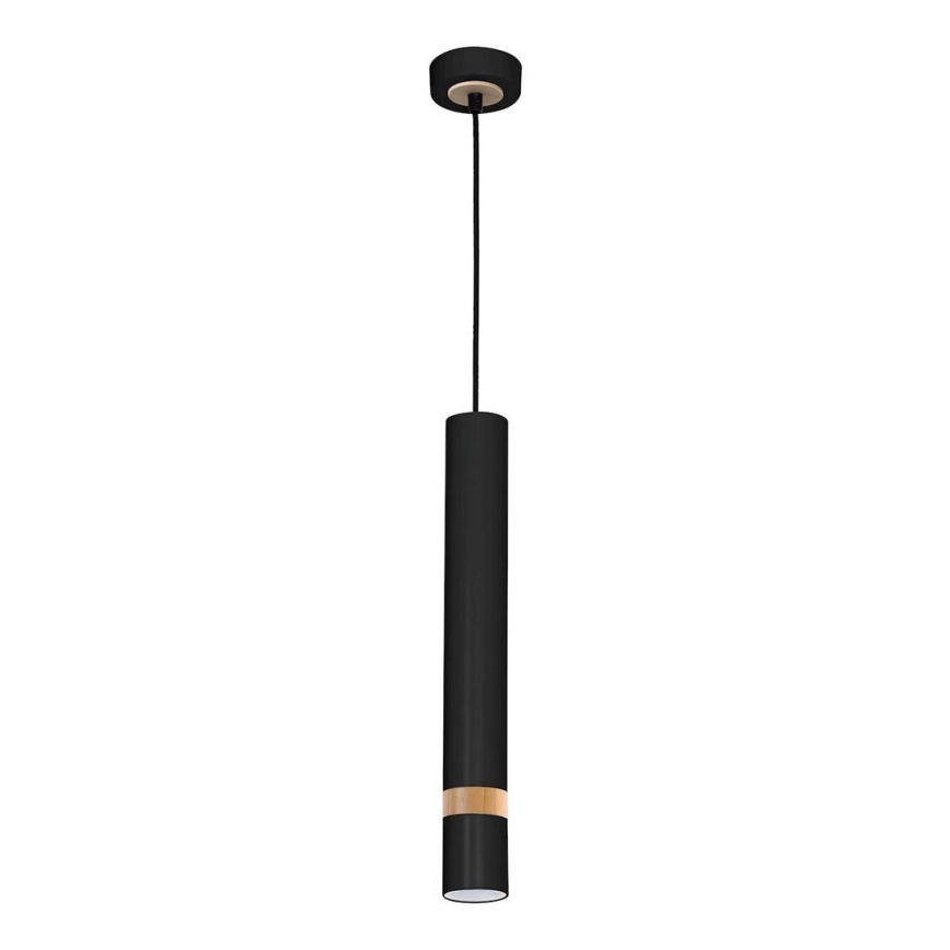 Подвесная люстра JOKER BLACK WOOD 1xGU10/8W/230V