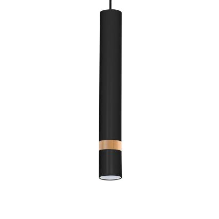 Подвесная люстра JOKER BLACK WOOD 1xGU10/8W/230V