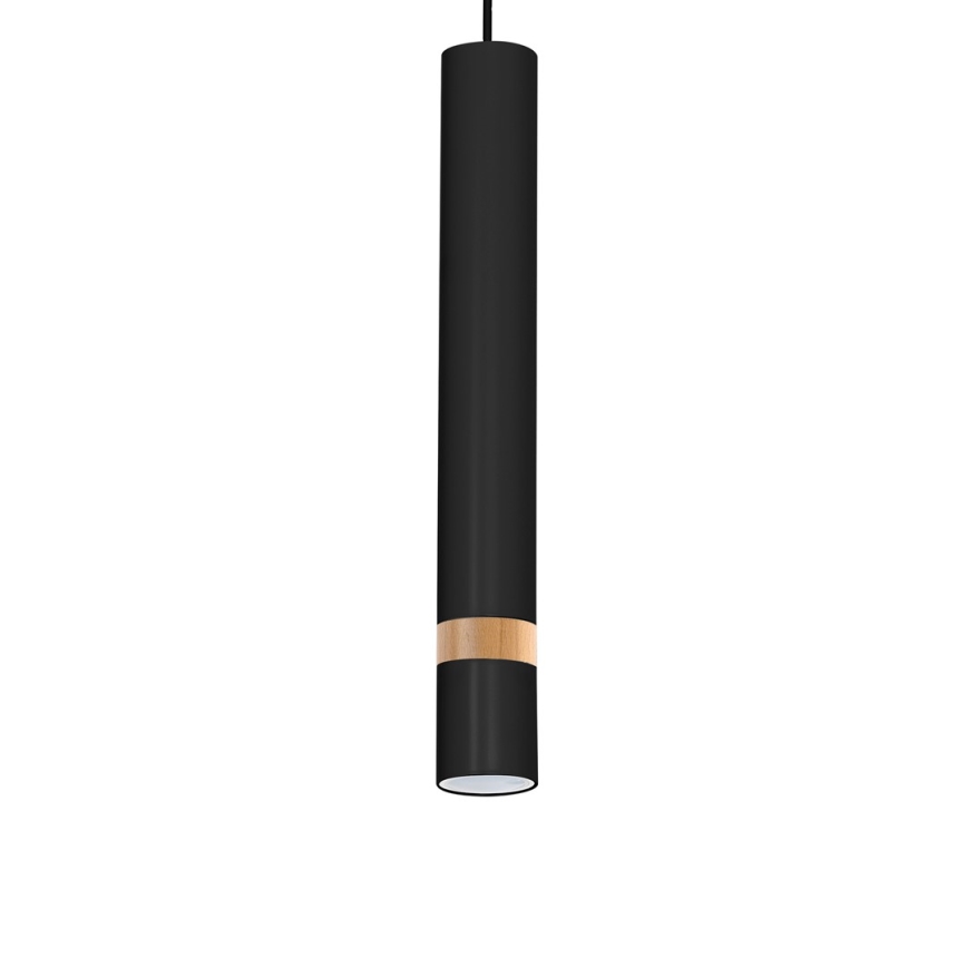 Подвесная люстра JOKER BLACK WOOD 1xGU10/8W/230V