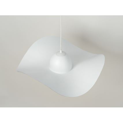 Подвесная люстра KAPELLO 1xE27/60W/230V диаметр 55 cm белая/золотая