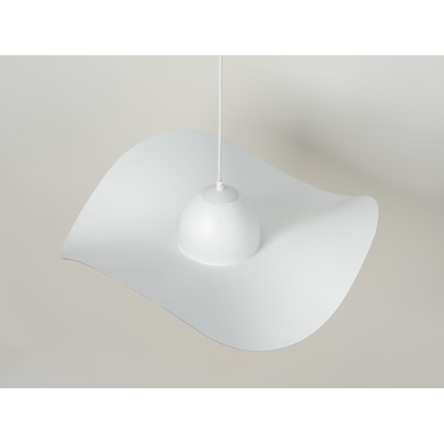 Подвесная люстра KAPELLO 1xE27/60W/230V диаметр 55 cm белая/золотая