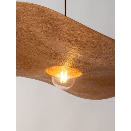 Подвесная люстра KAPELLO 1xE27/60W/230V диаметр 55 cm черная/медная