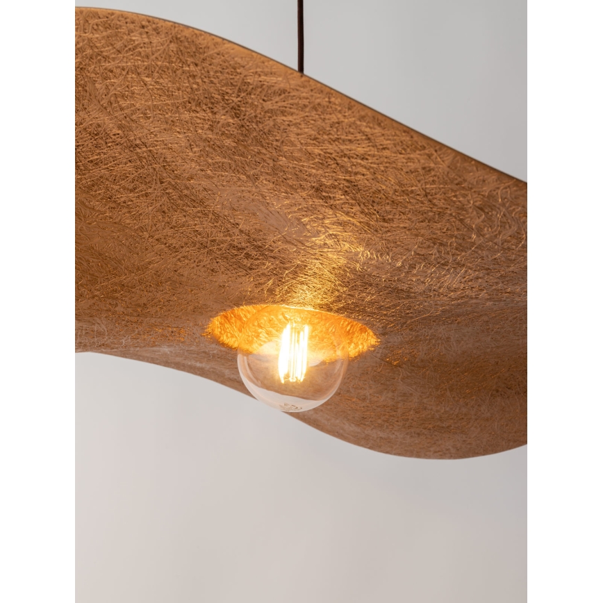 Подвесная люстра KAPELLO 1xE27/60W/230V диаметр 55 cm черная/медная