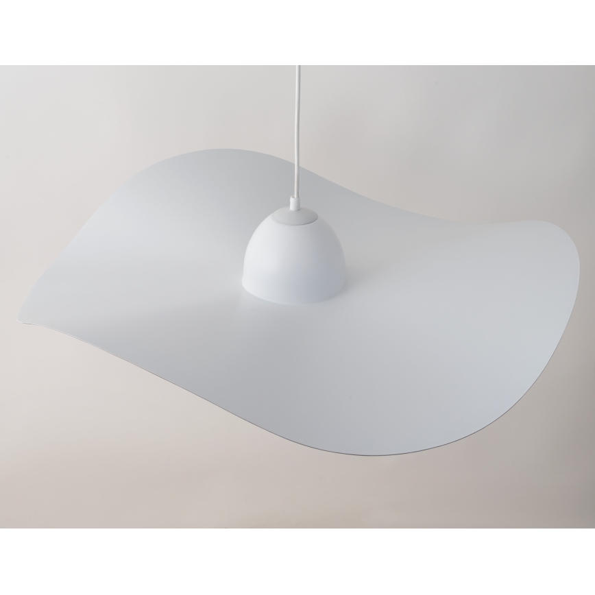 Подвесная люстра KAPELLO 1xE27/60W/230V диаметр 76 cm белая/золотая