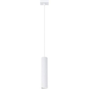 Подвесная люстра KARBON 1xGU10/10W/230V белый