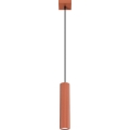 Подвесная люстра KARBON 1xGU10/10W/230V красный