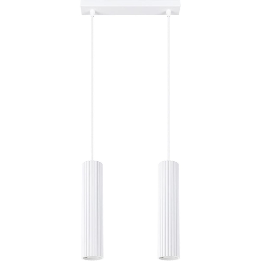 Подвесная люстра KARBON 2xGU10/10W/230V белый