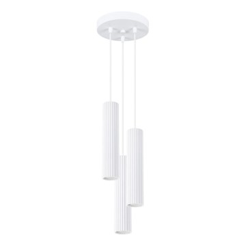 Подвесная люстра KARBON 3xGU10/10W/230V белый