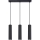 Подвесная люстра KARBON 3xGU10/10W/230V черный