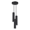 Подвесная люстра KARBON 3xGU10/10W/230V черный