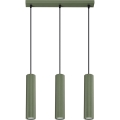 Подвесная люстра KARBON 3xGU10/10W/230V зеленый