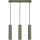 Подвесная люстра KARBON 3xGU10/10W/230V зеленый