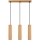 Подвесная люстра KARBON 3xGU10/10W/230V золотистый