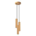 Подвесная люстра KARBON 3xGU10/10W/230V золотистый