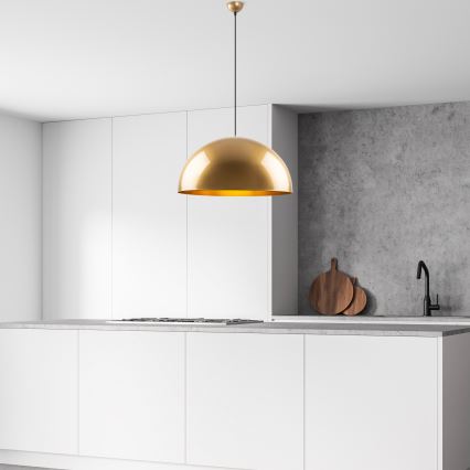 Подвесная люстра KURE 1xE27/40W/230V золотистый