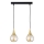 Подвесная люстра LACRIMA HONEY 2xE27/60W/230V