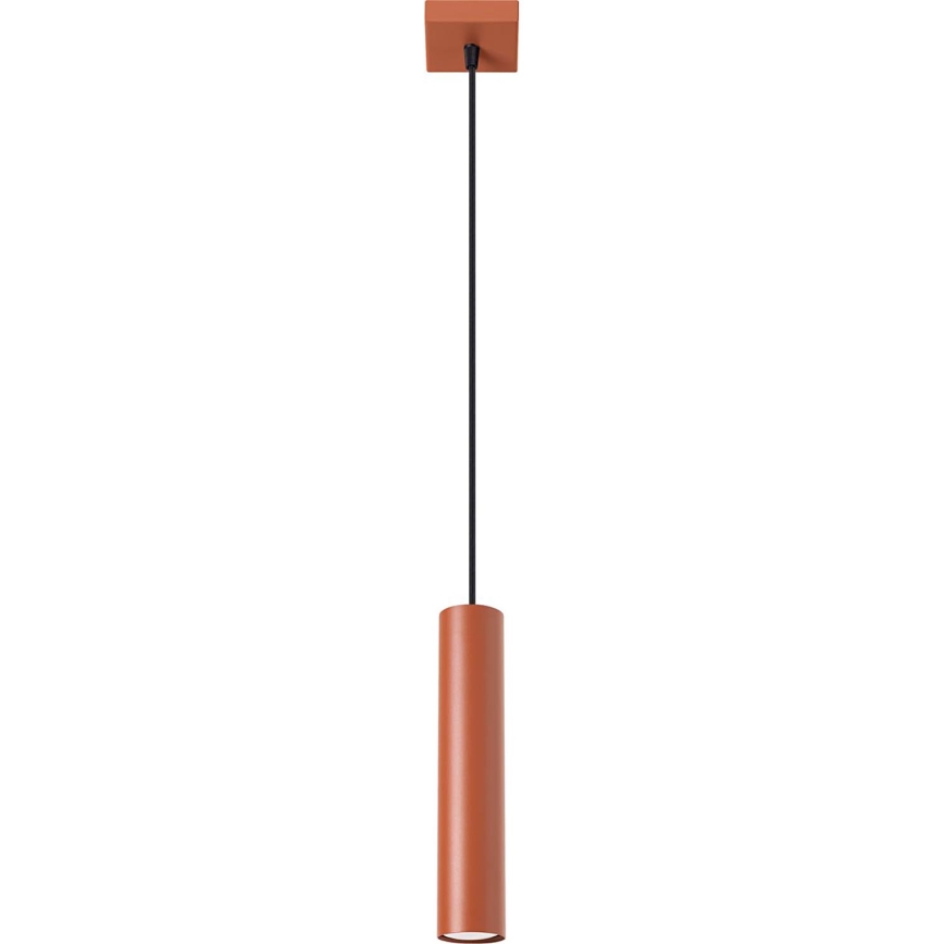 Подвесная люстра LAGOS 1xGU10/10W/230V красный