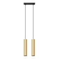 Подвесная люстра LAGOS 2xGU10/10W/230V золотистый