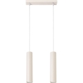 Подвесная люстра LAGOS 2xGU10/10W/230V кремовый