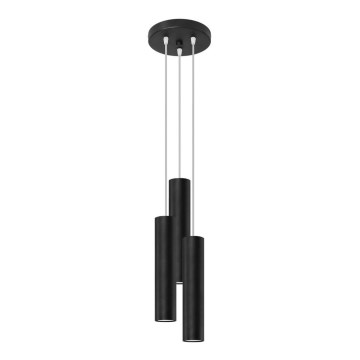 Подвесная люстра LAGOS 3xGU10/10W/230V черный