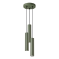 Подвесная люстра LAGOS 3xGU10/10W/230V зеленый