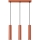 Подвесная люстра LAGOS 3xGU10/10W/230V красный