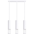 Подвесная люстра LAMI 3xGU10/10W/230V белый